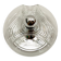 1 of 2 XL Wave Wall Lamps or Flush Lights by Koch and Lowy for Peill and Pu