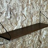 60s 70s oak shelf wall shelf WHB Stringregal Danish Design