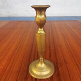 Antique brass candle holder