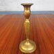 Antique brass candle holder