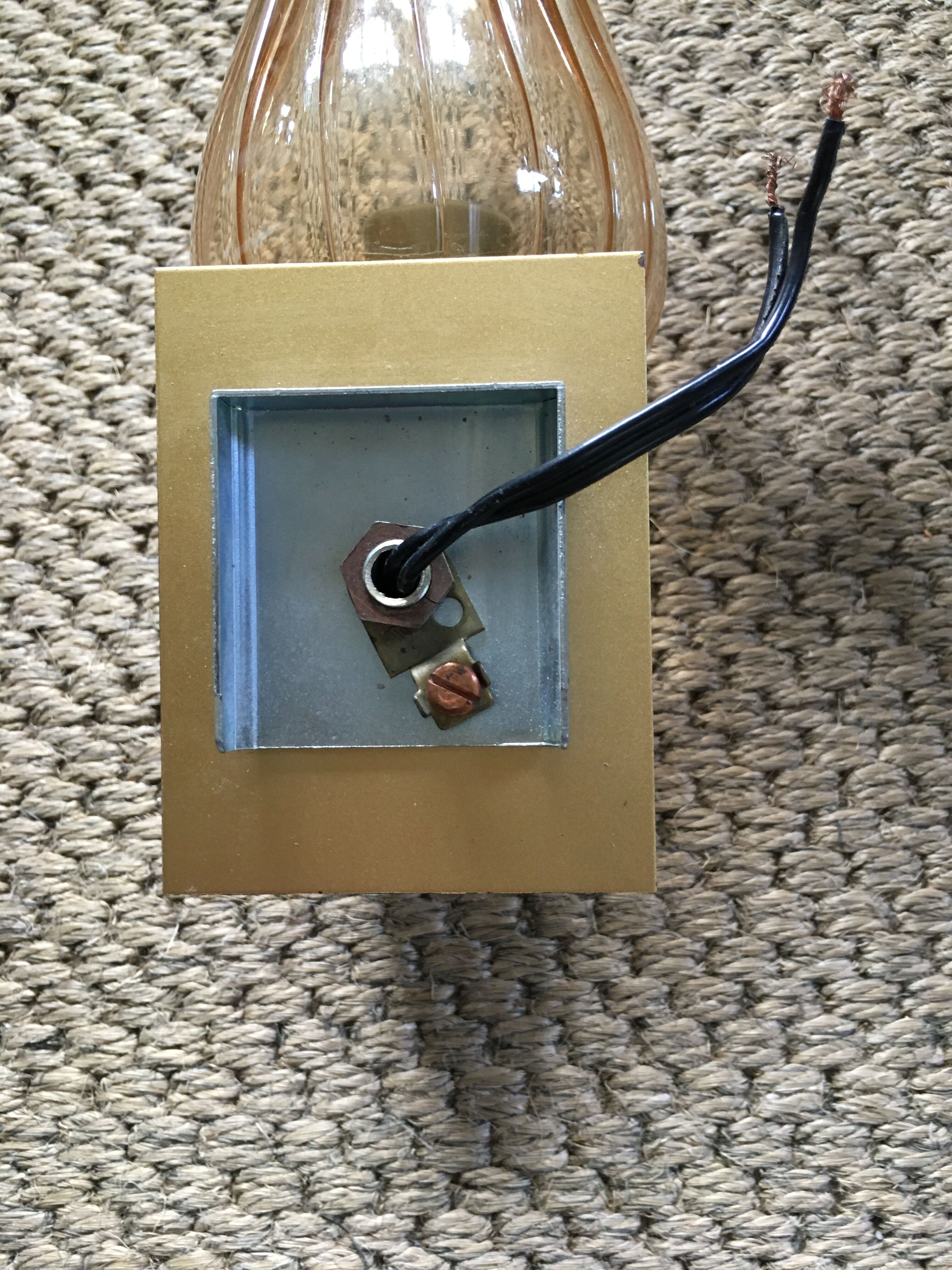 Pair of vintage wall lamps