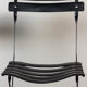 Pair of Celestina chairs by Marco Zanuso for Zanotta in black leather.
