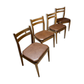 Chaises type scandinaves vintage