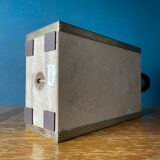 Travertine marble table lamp, Italy, 1970s