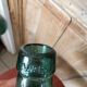 Demijohn viresa green with blue reflections 5L.
