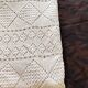 White cotton bedspread, crochet bedspread