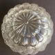 Flower globe in worked glass