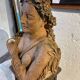 Buste de femme en terre cuite fin 19e