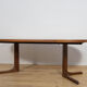 Table à manger ronde en teck extensible des années 1960, Danemark
