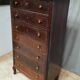 Furniture with 7 drawers in painted wood