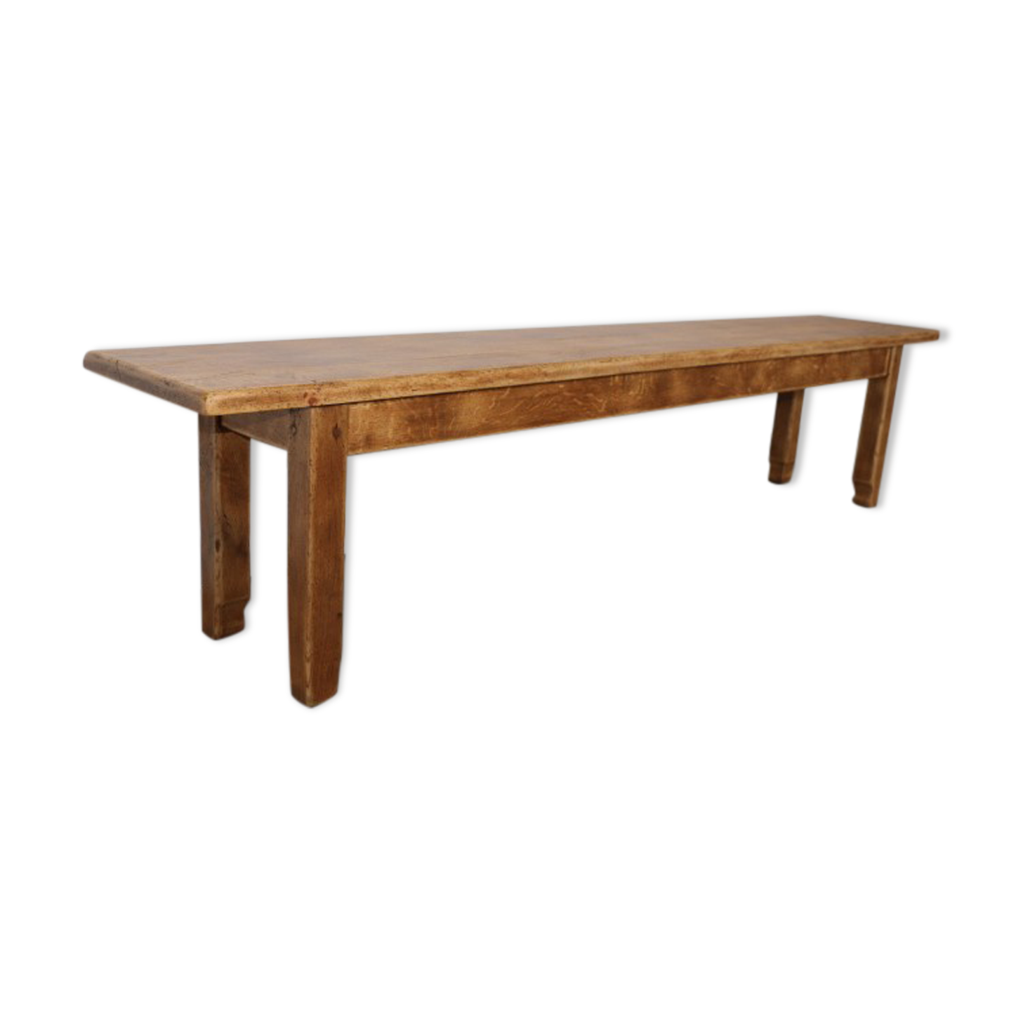 Bench solid light oak 2000mm