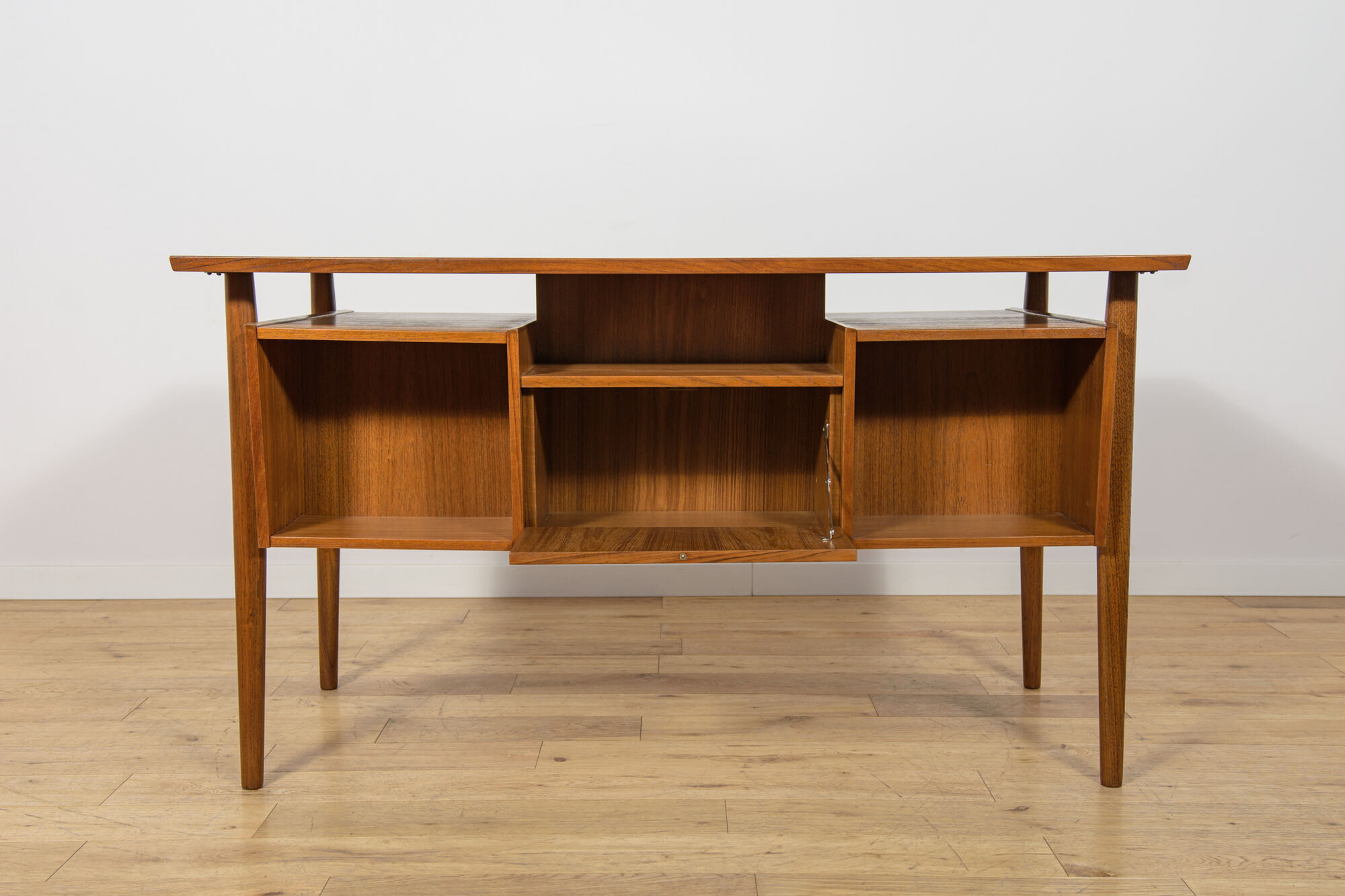 Mid-Century Teak Desk by Gunnar Nielsen Tibergaard, Denmark, 1960s