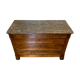 Old wooden dresser with marble tray