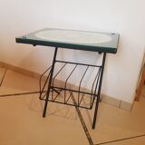 Table d'appoint porte vinyle