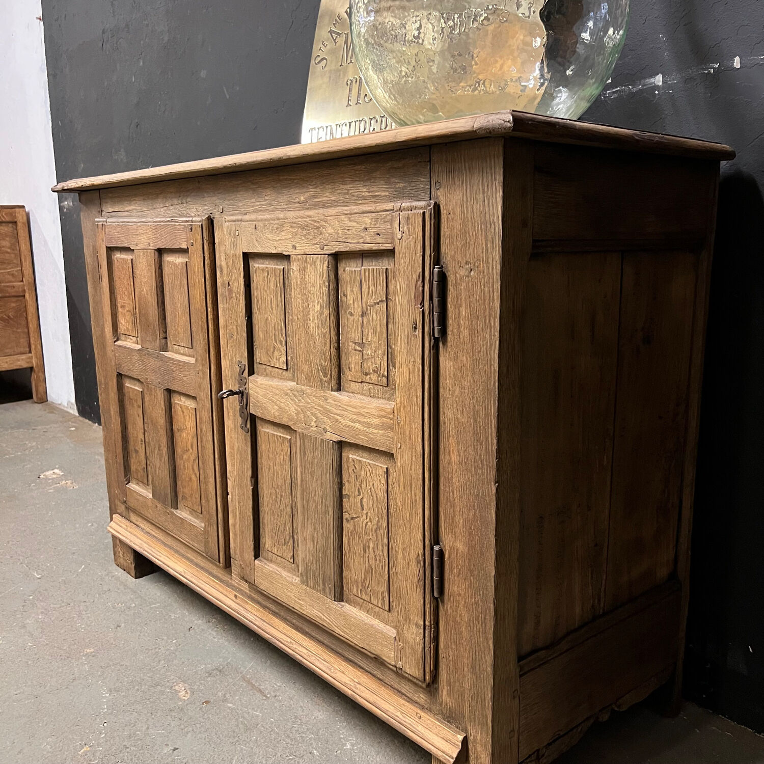 Rustic oak sideboard