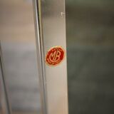 Metal plate & design glass Italian 1970