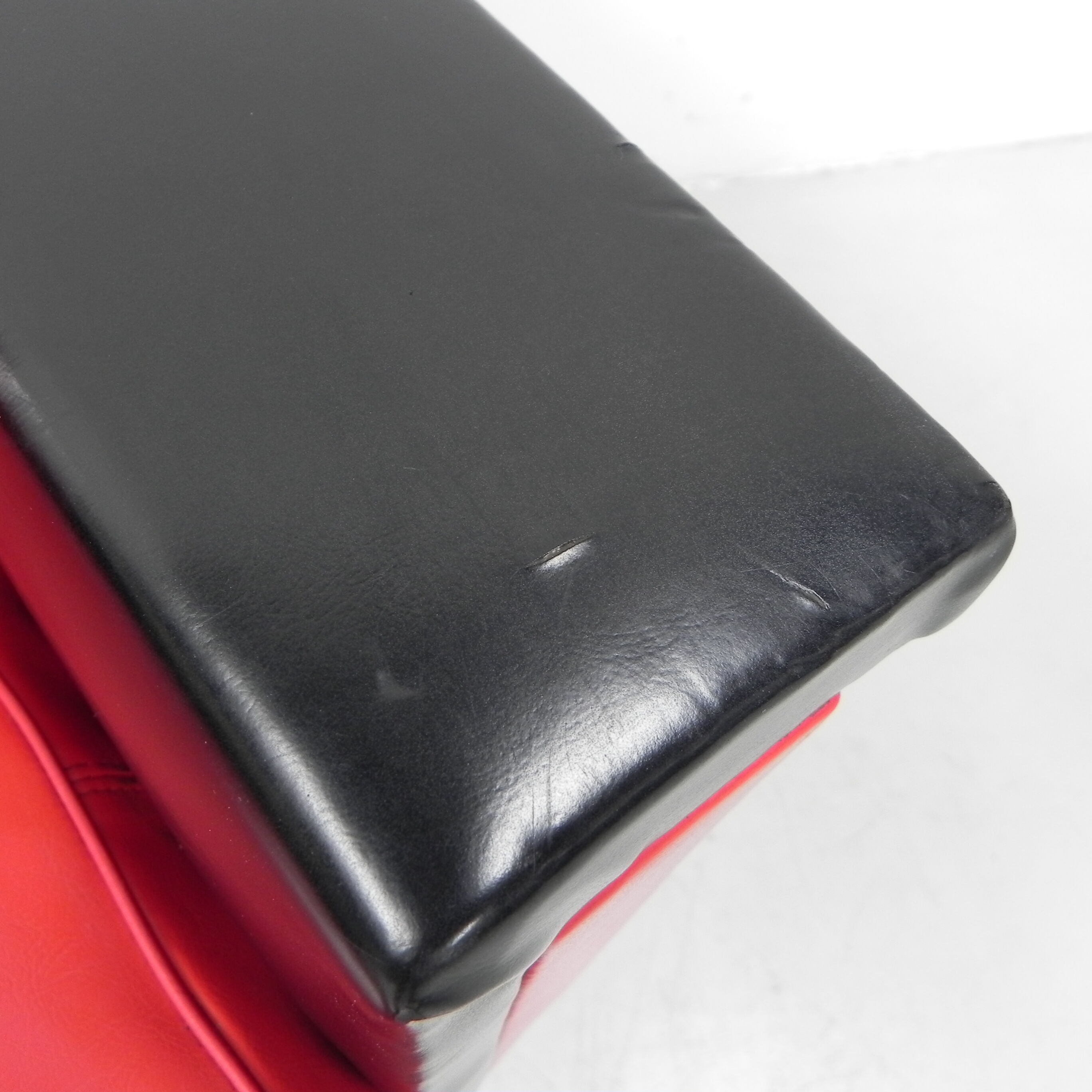 Vintage skai armchair with armrests