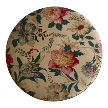 Le Bon Marché box in art deco floral fabric 1930
