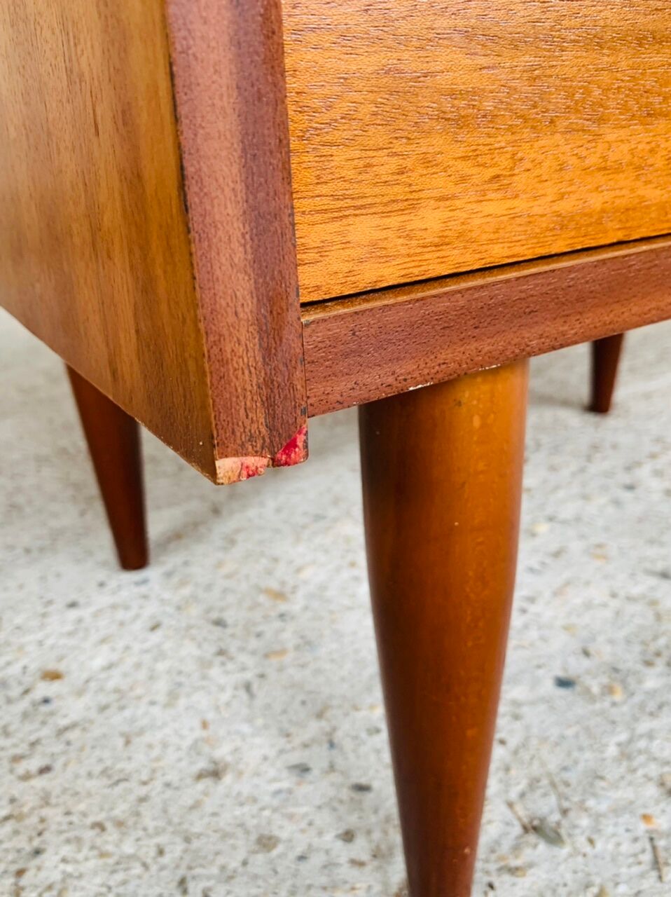 Vintage chest of drawers, 5 drawers in teak Circa 60