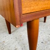 Vintage chest of drawers, 5 drawers in teak Circa 60
