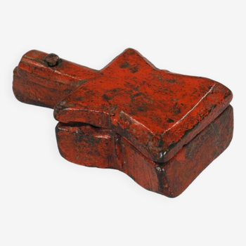 Old indian spice box tika masala old carved teak