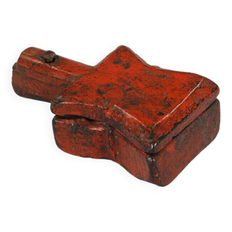 Old indian spice box tika masala old carved teak