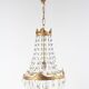 Hot air balloon chandelier with tassels