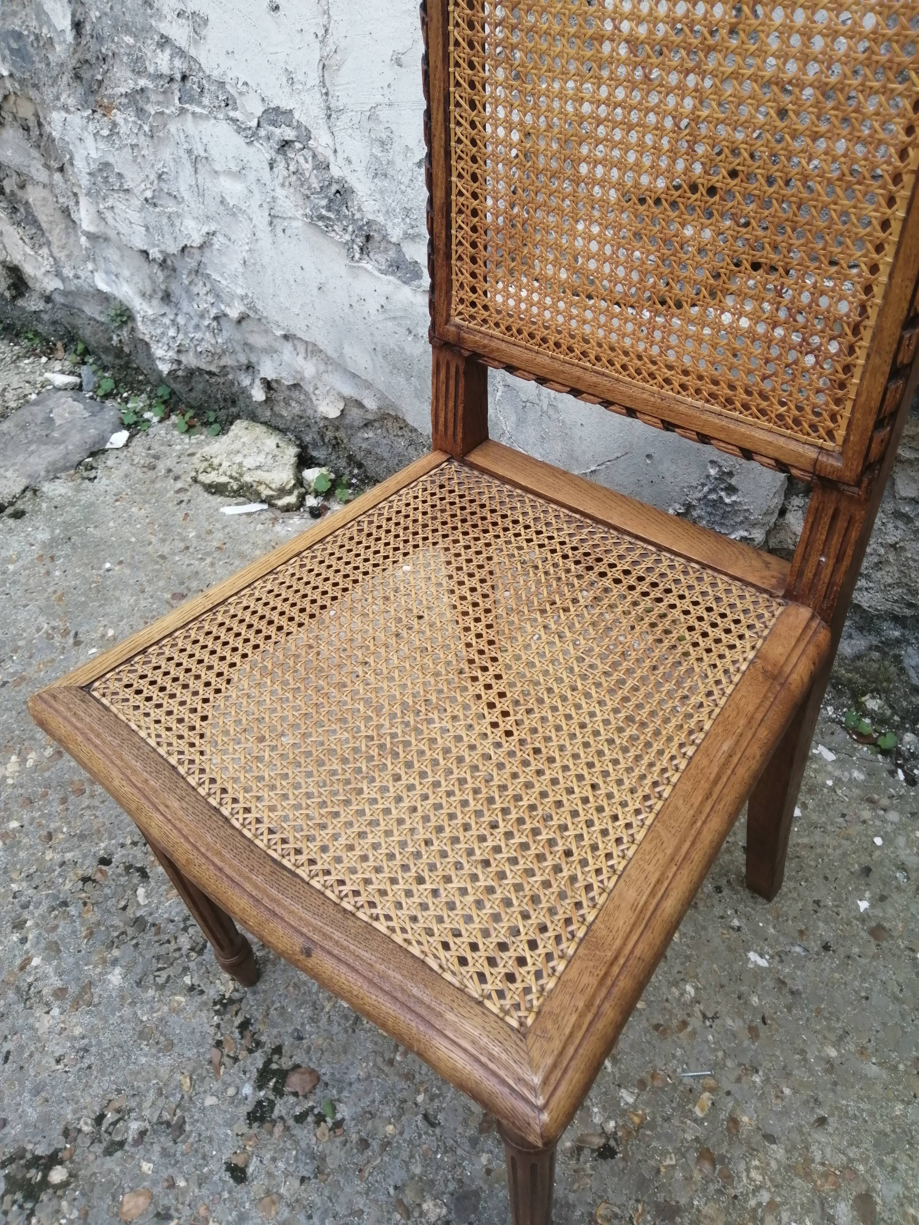 Cannage chair