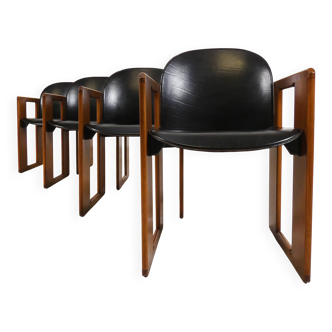 4 dining chairs - 'Dialogo' - Afra & Tobia Scarpa