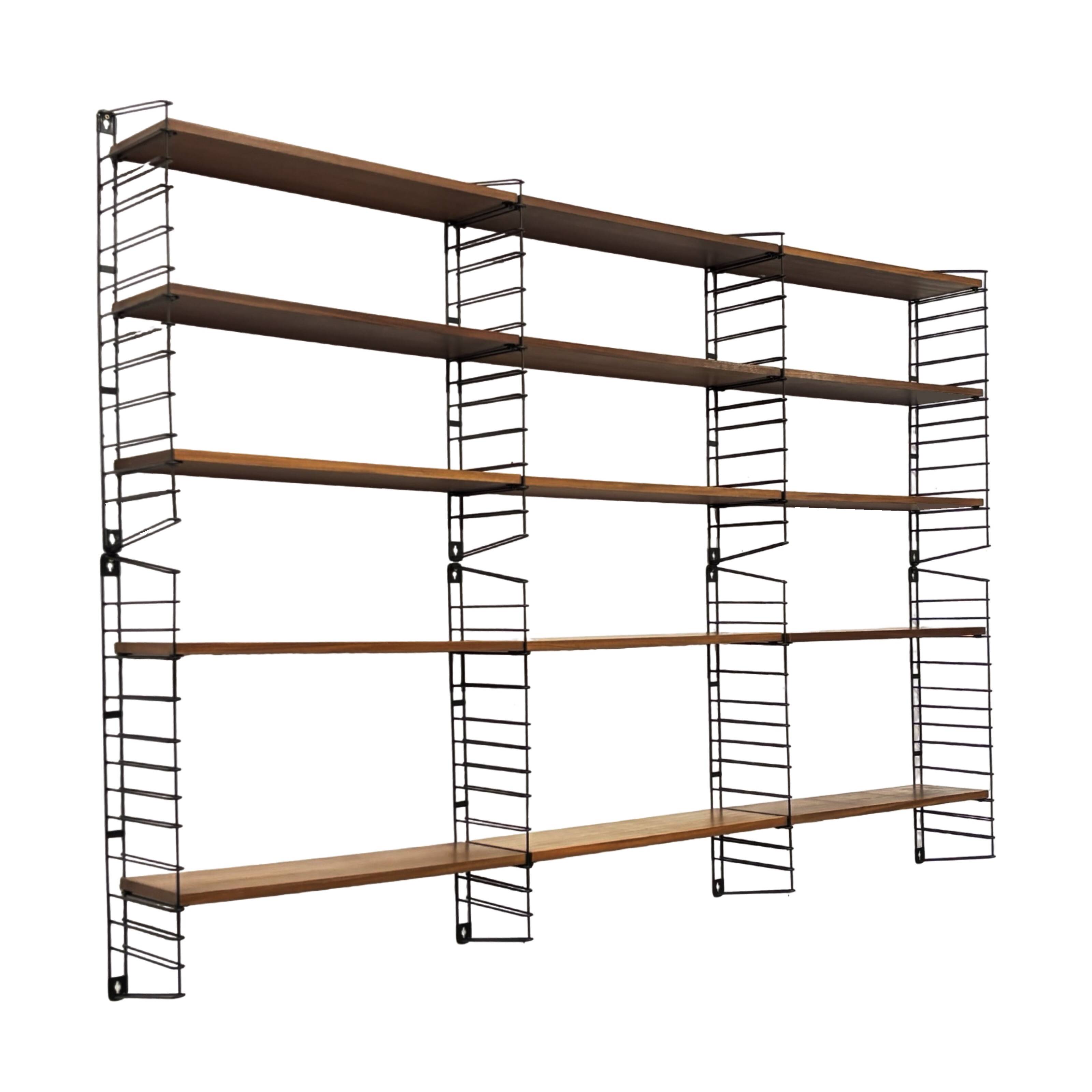 Vintage XXL Tomado Holland Teak Wall Unit Shelving unit Modular 1960 Design