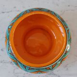 Pocket tray / pot in colored ceramic Saint-Clément signed 60s