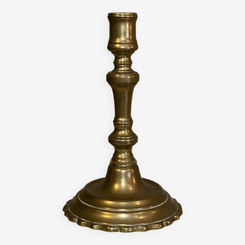 19th century brass candle holder