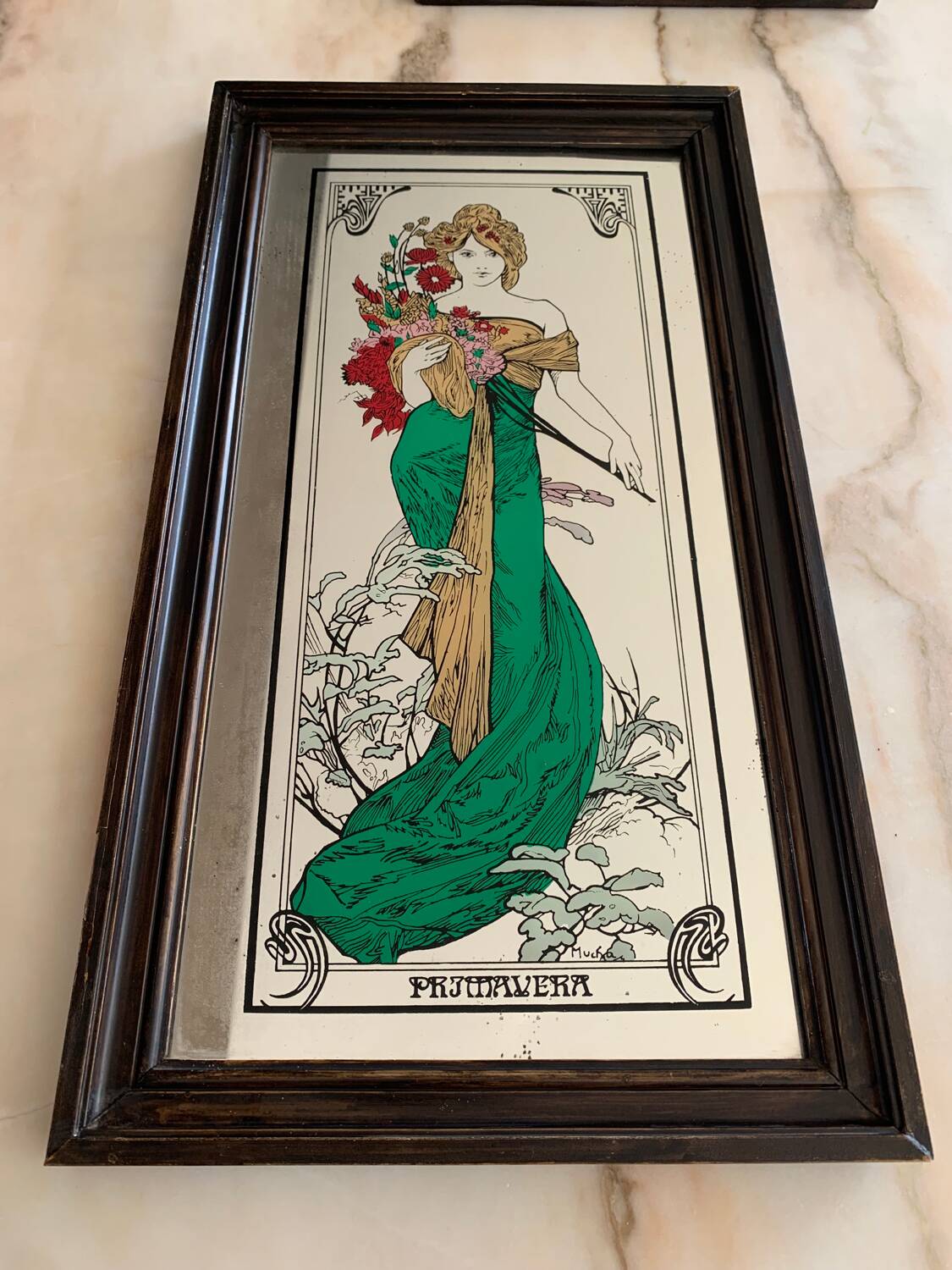 Alphonse Mucha mirrors “The 4 seasons”