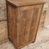 Old bedside table with 4 drawers in Burmese teak