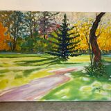 Park view signed Planchon from 1987