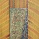 Rustic Farmhouse Folk Art Painted Bridal Cabinet