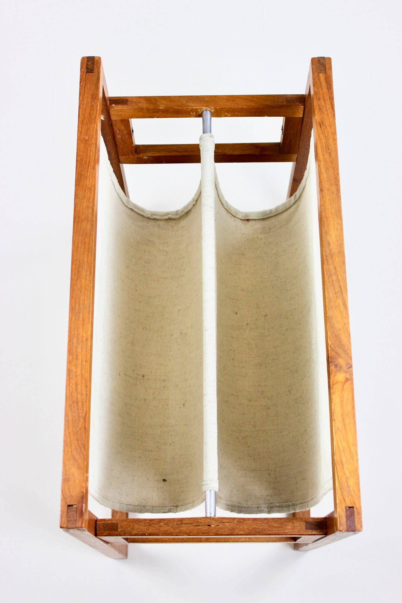 Magazine holder by Henning Wind-Hansen for Sika Møbler, magazine rack Danish Design