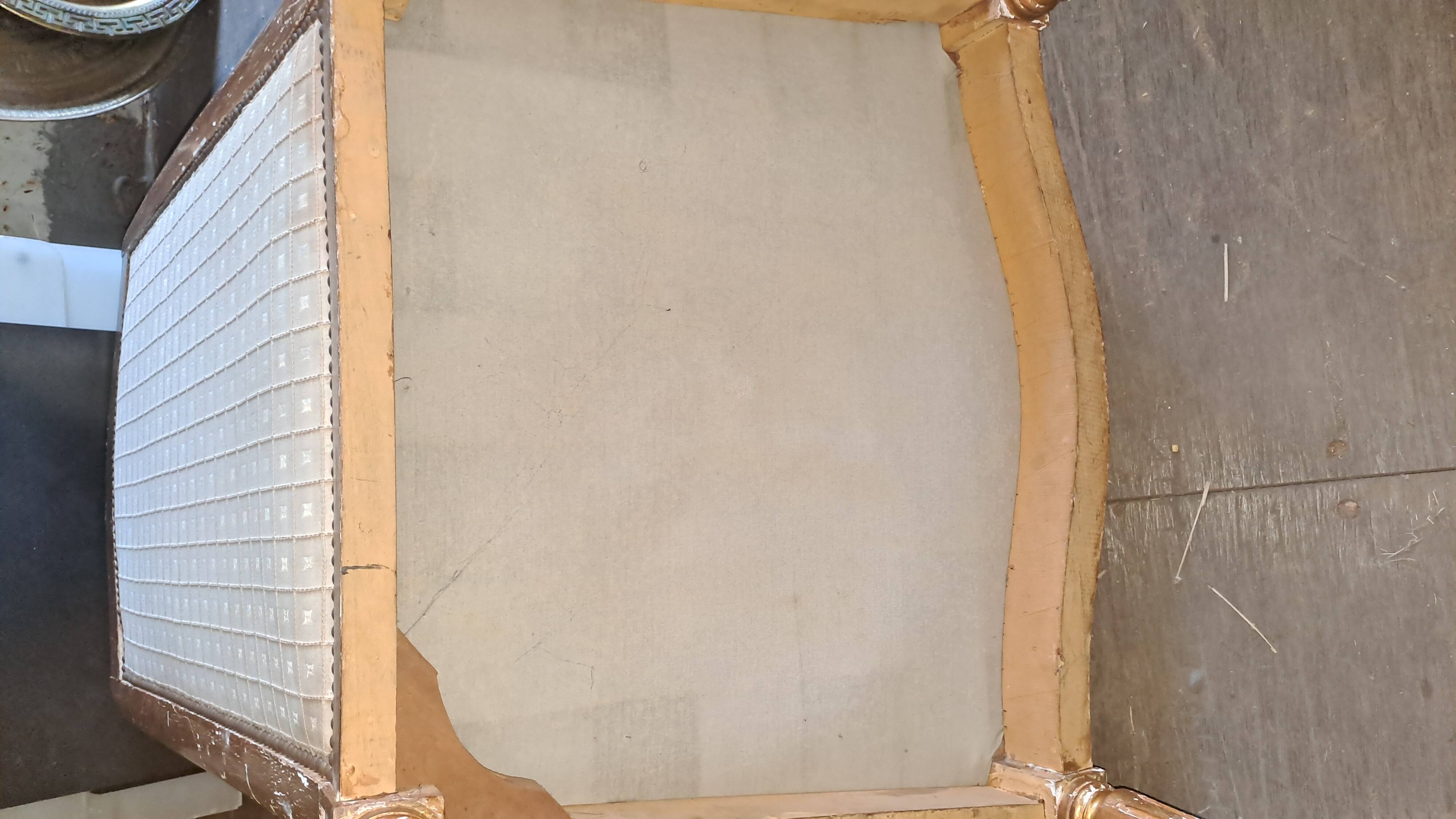Pair of restored Louis XV wingback armchairs – new fabric