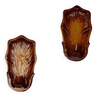 Paire d'appliques suédoises/norvégiennes du milieu du siècle par Arneberg