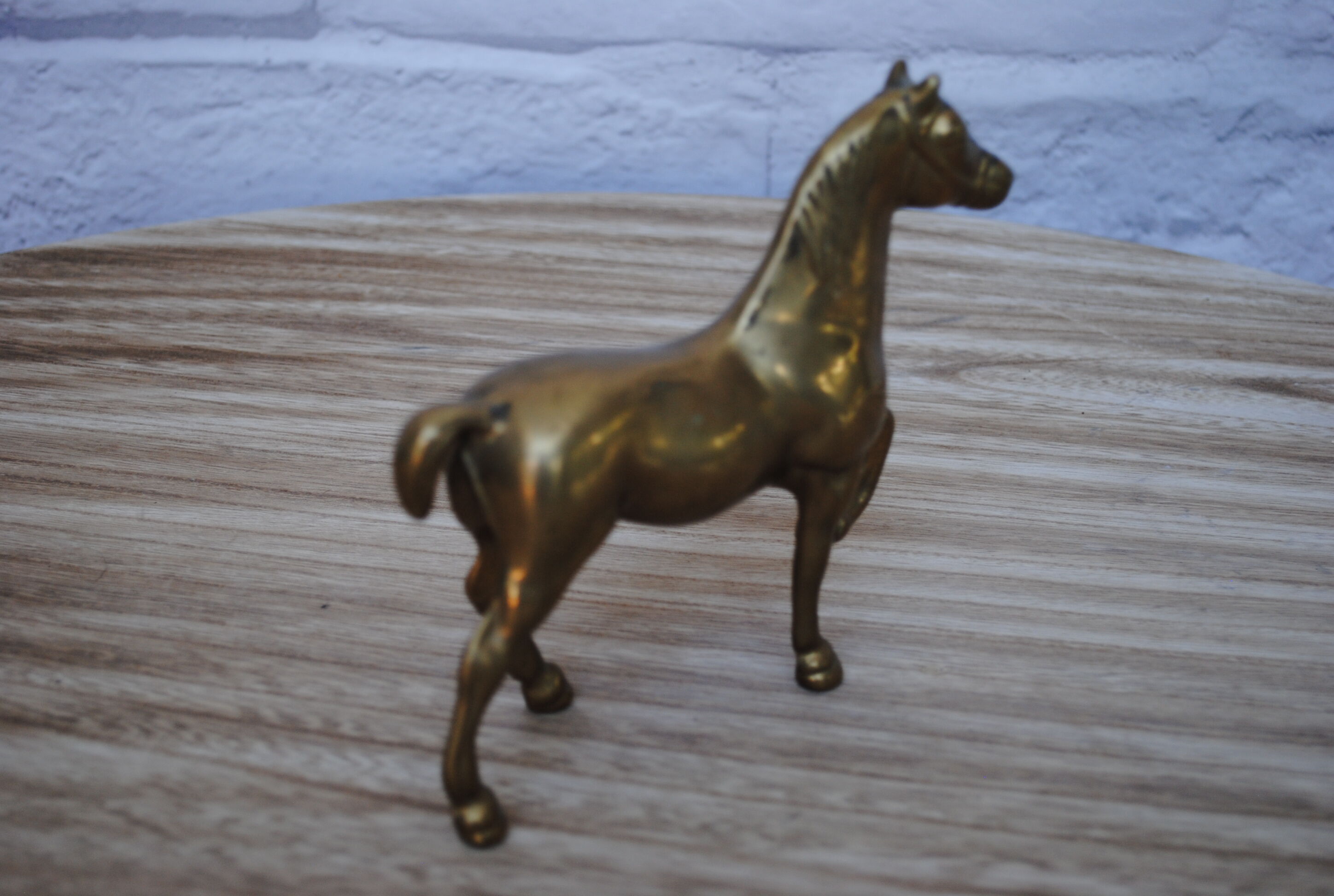 Brass horse