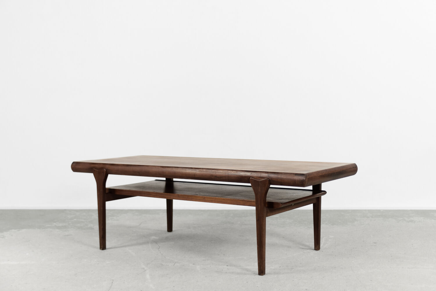 Danish extendable teak coffee table with drawer, 1960s