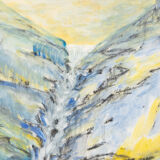 In the Mountains, Mixed Media on Paper, 83 x 63 cm