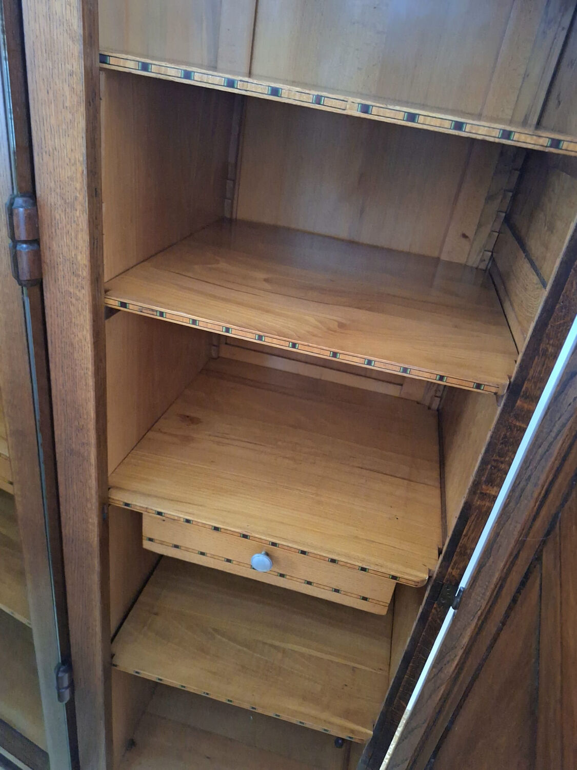 Art Deco wardrobe, antique dressing room furniture