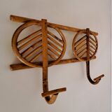 Bamboo coat rack