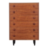 Teak chest of drawers, Danish design, 60s, made in Denmark
