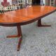 Baumann extendable teak table from the 1960s (2 extensions)