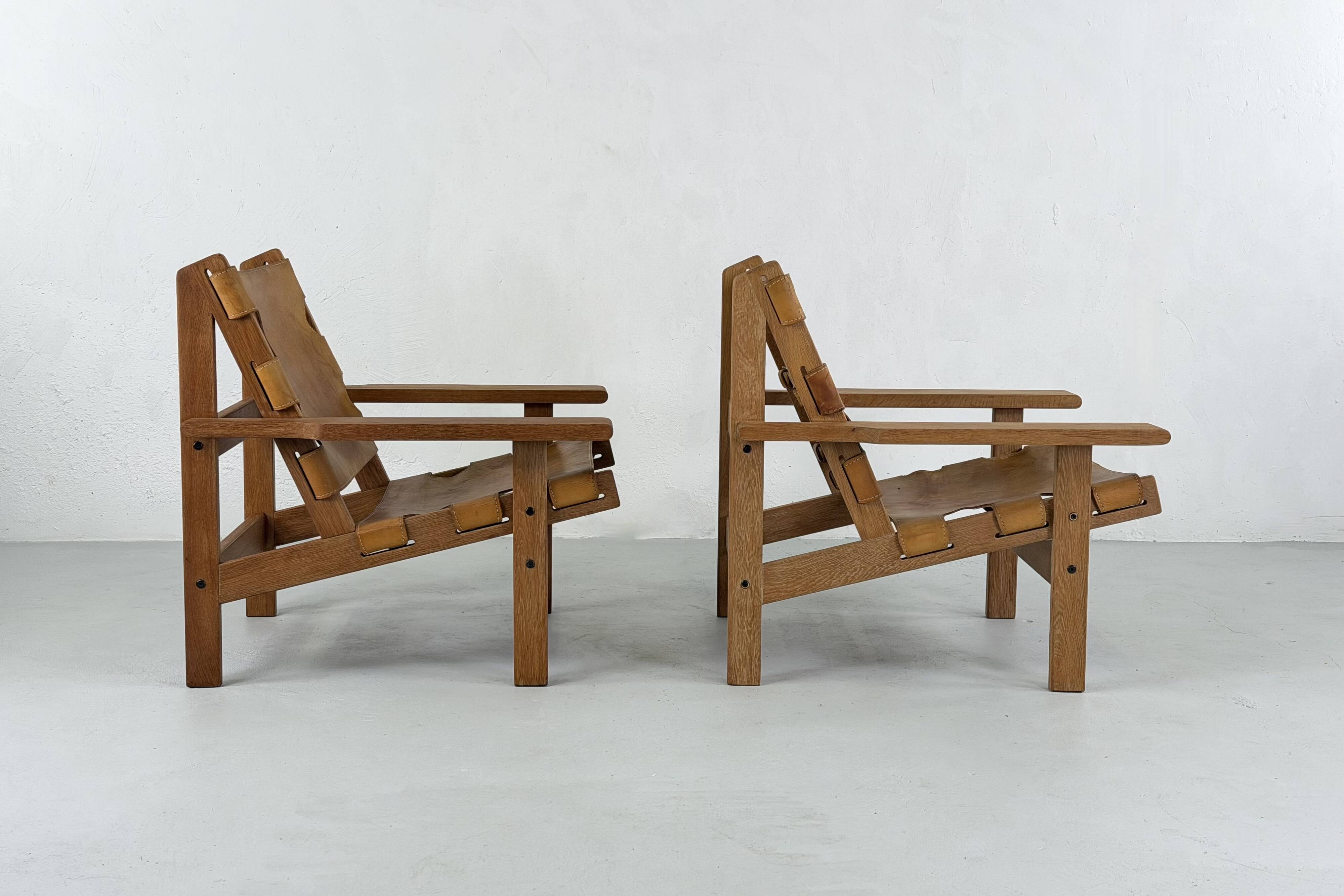 Armchairs model 168 "Jadtstol" by Kurt Østervig for KP Mobler - 1960s