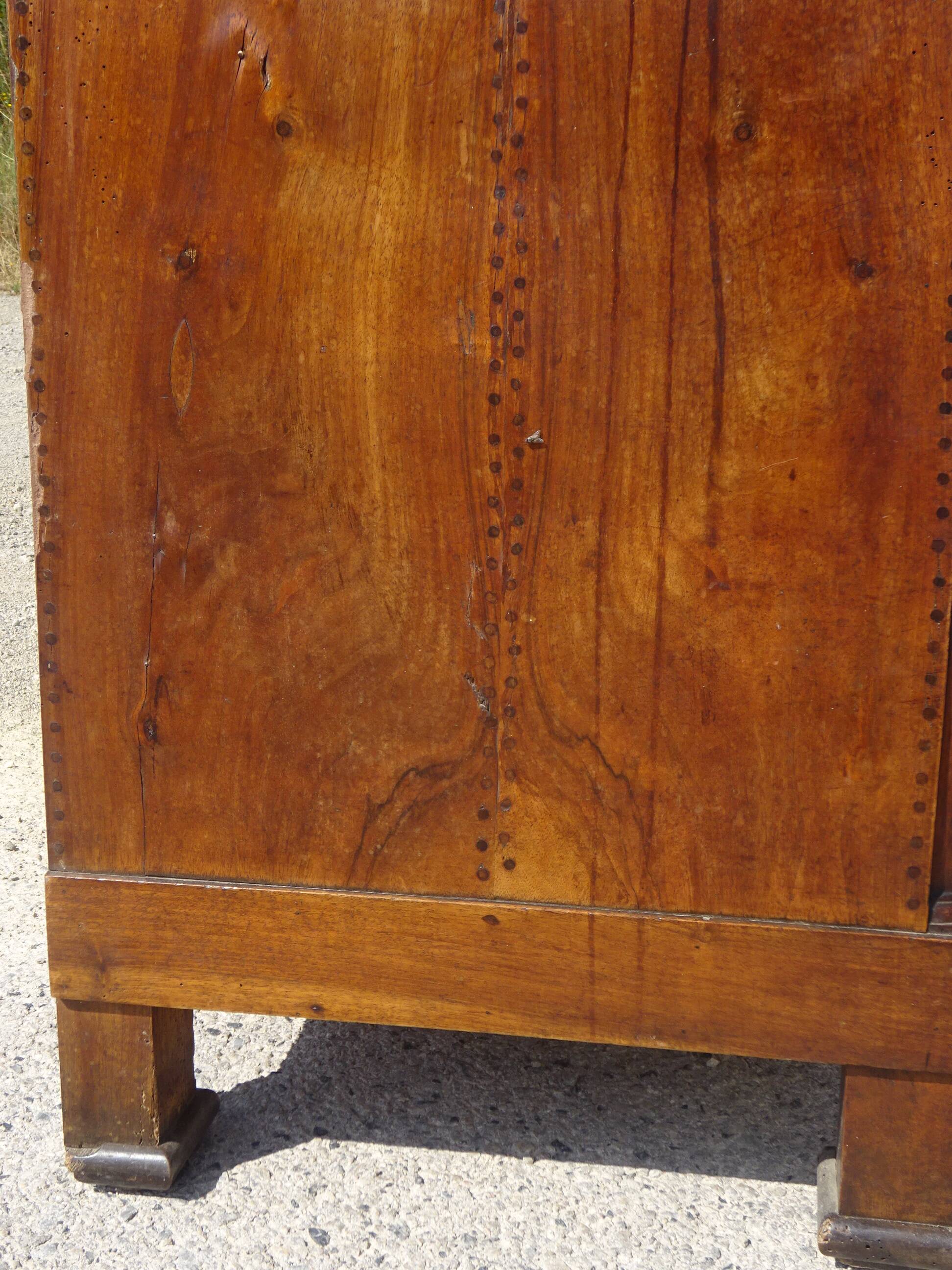 Buffet Empire, marquetry sideboard made of various woods.
