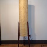 1960s Rocket floor lamp in teak and fiberglass