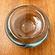 Set of 2 Danish glass bowls from the mid-century by Per Lütken for Holmegaard, 1960s.